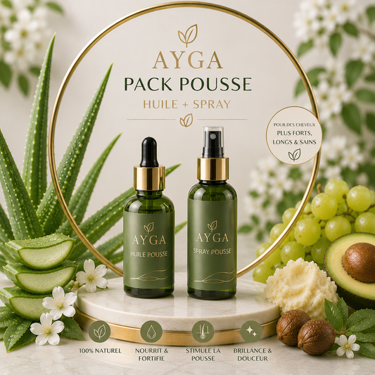 Pack Huile + Spray Pousse Cheveux — AYGA